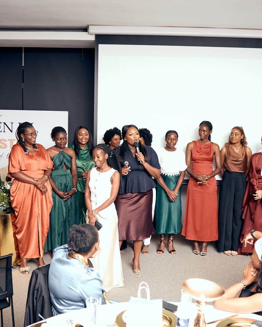 Miriro Munodawafa with the Women in Dentistry Zimbabwe cohort
